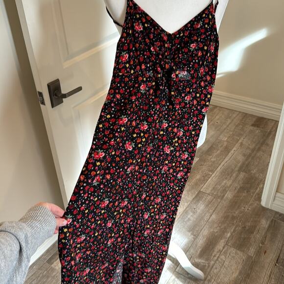 Topshop Button-Up Midi Floral Dress - Size 6 - Picture 3 of 5